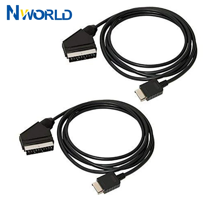 Gaming Console For Tv Xbox - 2 unidades/lote Cable AV RGB SCART