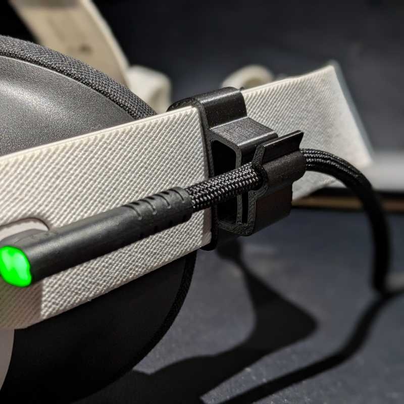 Gaming Headset Wired - Clip de gestión de cables VR