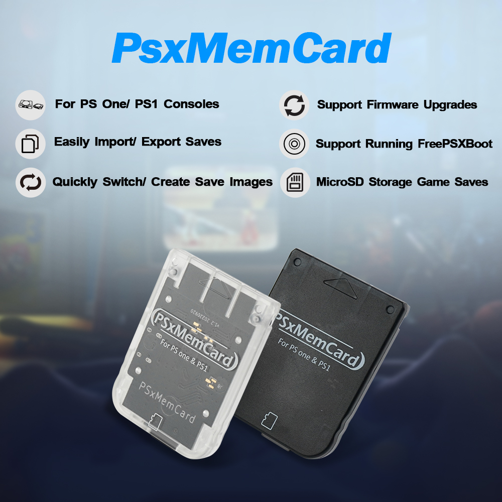 Gaming Console All In One - PSxmemcard Save Storage de datos de
