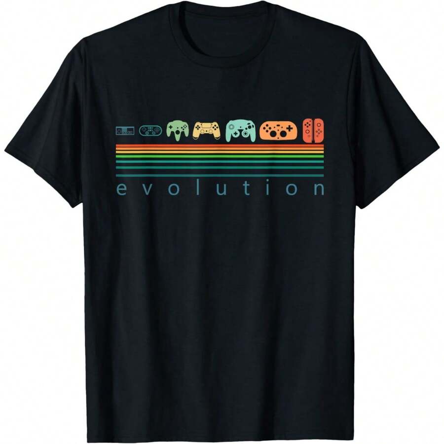 Evolution Gaming Console - Camiseta Retro con Diseño de Control