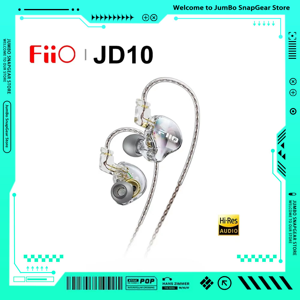 Gaming Headset Wired - Audífonos Intrauditivos con Cable FiiO JD10