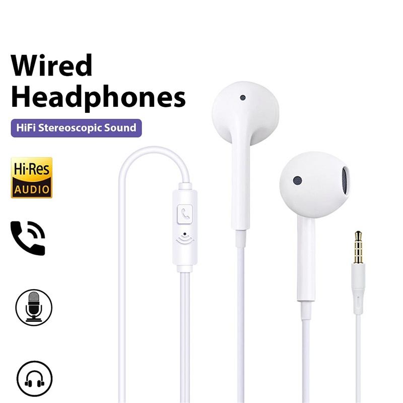 Gaming Headset Wired - Auriculares intrauditivos con cable de 3,5mm,