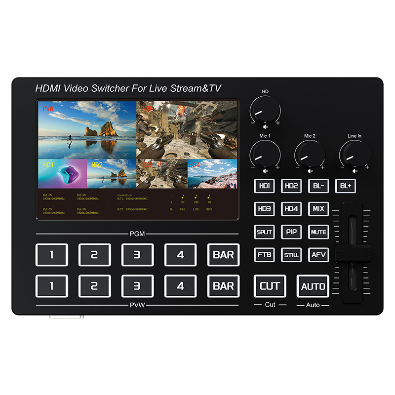 Gaming Console All In One - Mezclador de Video HDMI de 4