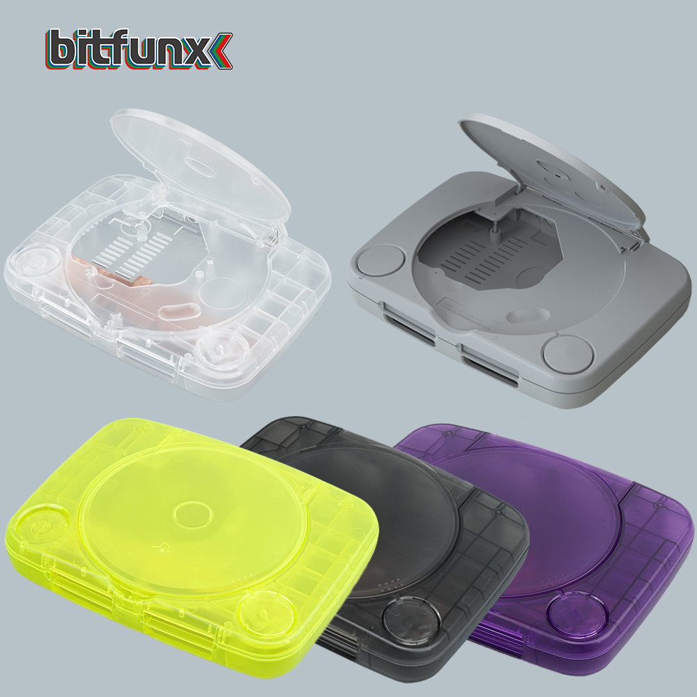 Gaming Console All In One - Bitfunx carcasa de repuesto transparente para
