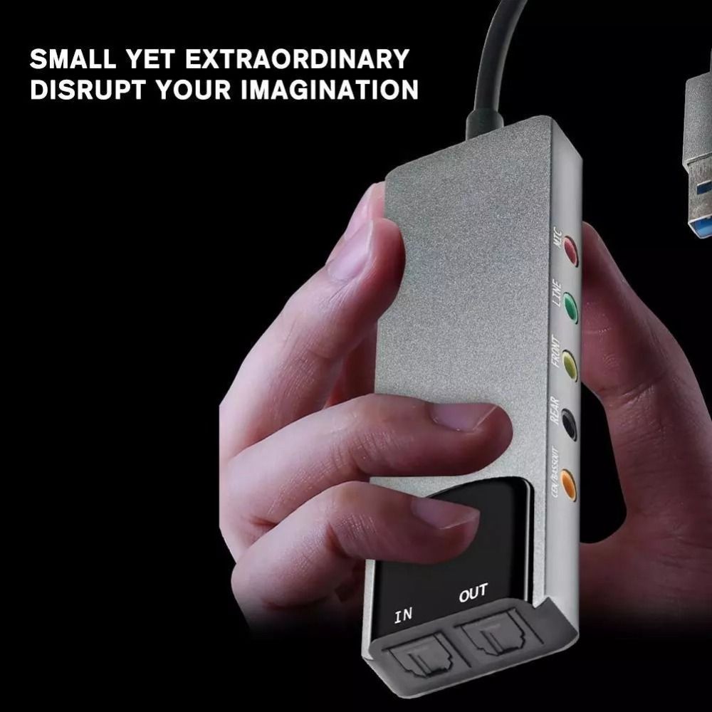 Nueva tarjeta de sonido USB 7, - Pc Gaming Handheld Console reseña y precio