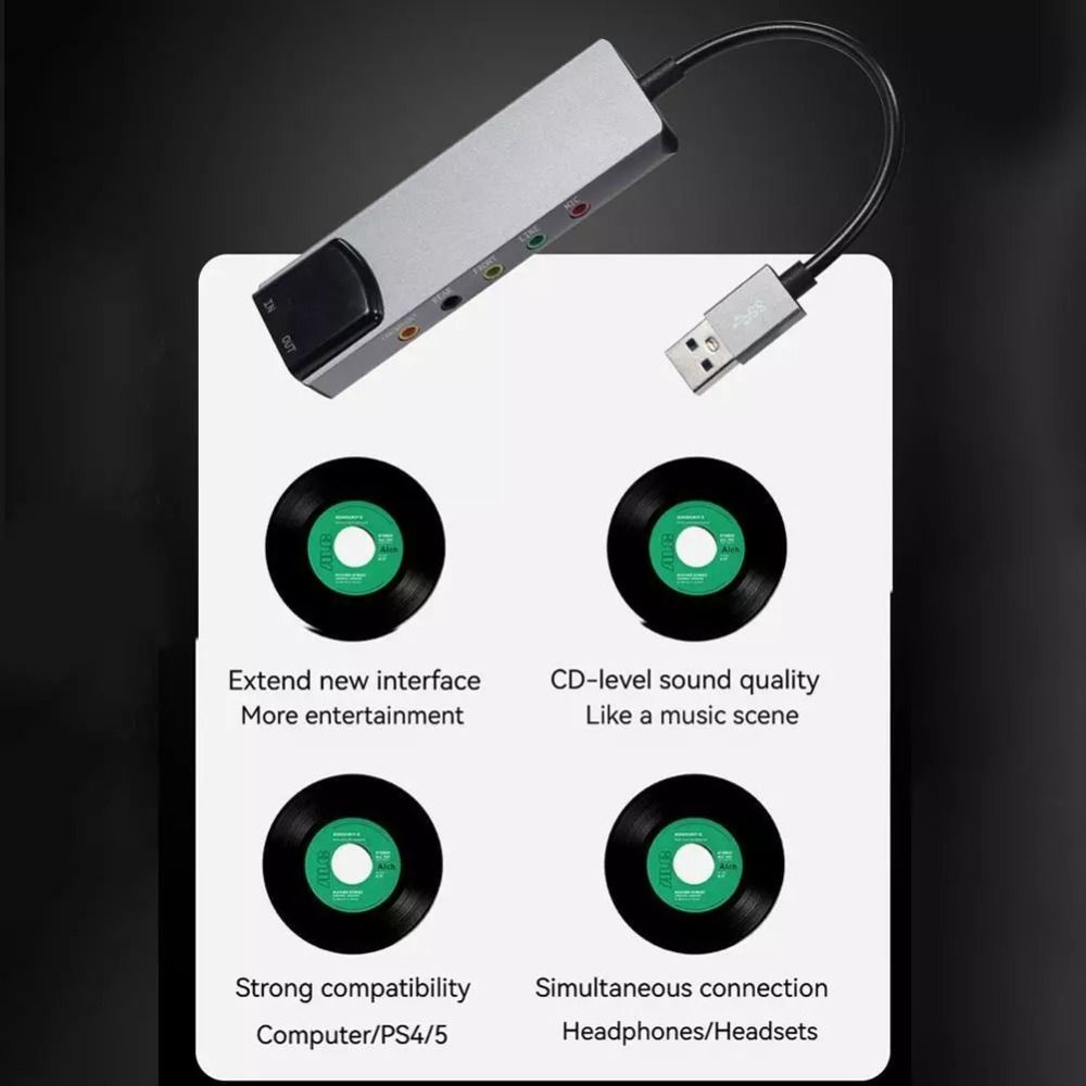 Nueva tarjeta de sonido USB 7, - Pc Gaming Handheld Console reseña y precio