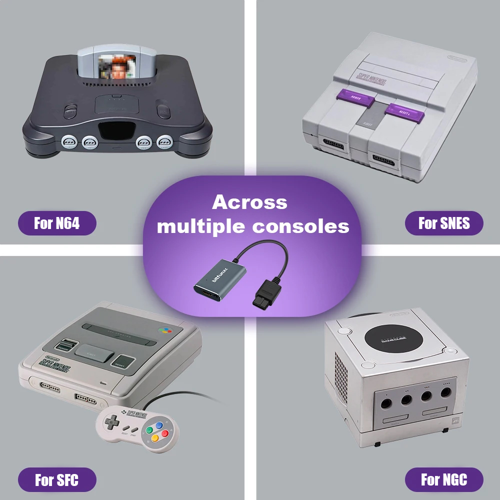 Adaptador Bitfunx 720P Svideo/ - Gaming Console All In One reseña y precio